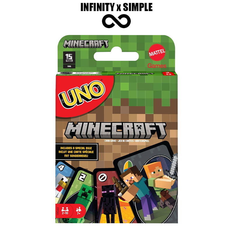  UNO Minecraft trò chơi với bàn cờ gia đình giải trí trò chơi giải trí bạn bè thu thập nhiều trò chơi với bàn cờ 