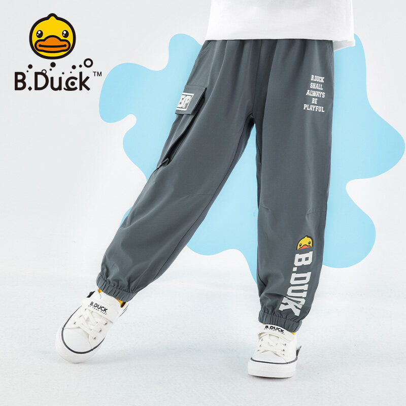 B.Duck Boys Trousers Spring And Autumn Pure Cotton Sports Trousers