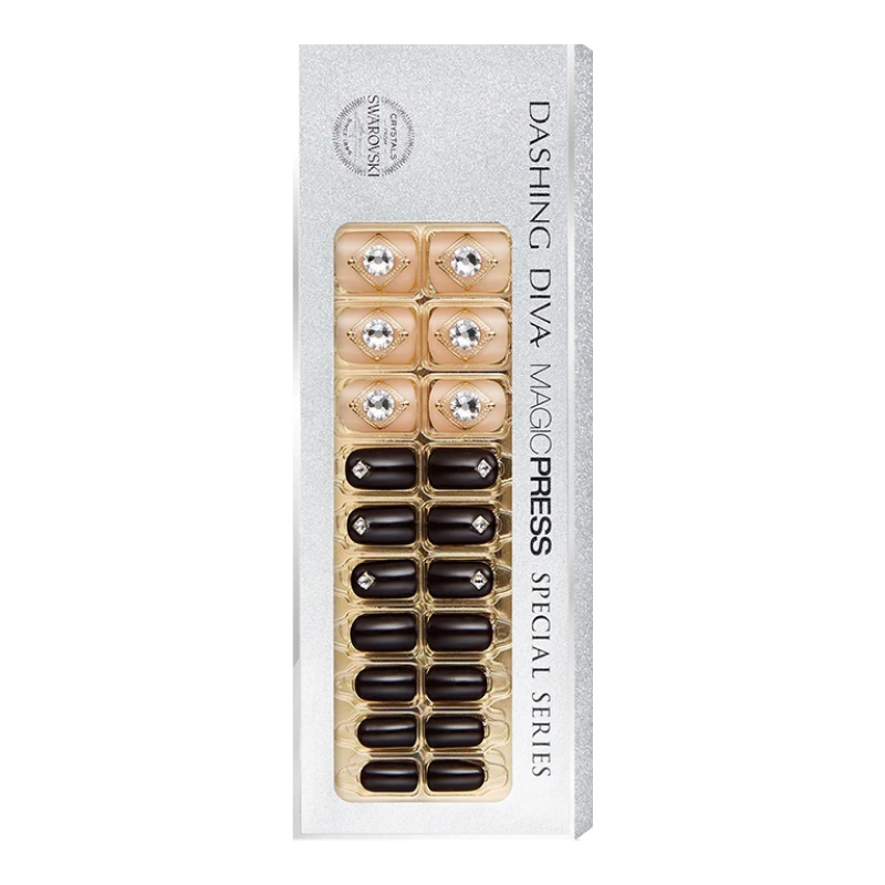 Gambar [BEST BUY] DASHING DIVA Magic Press Swarovski Series Mani Full Moon MPR152PR