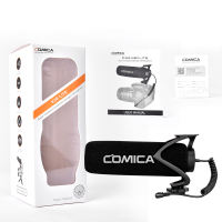 COMICA CVM-V30 LITE Universal Video Shotgun Microphone Professional Super-Cardioid Directional Camera Microphone for Canon Nikon Sony Fuji Cameras and iPhone Android Smartphones Official Original
