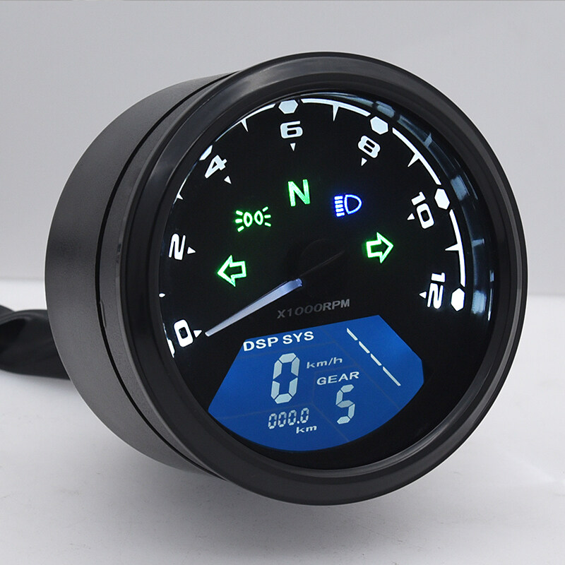 New-Universal-Motorcycle-12000RMP-LCD-Speedometer-Odometer-Tachometer-1-4-Cylinders-Motorbike-Gauge-Motorcycle-Digital-Dash (3)