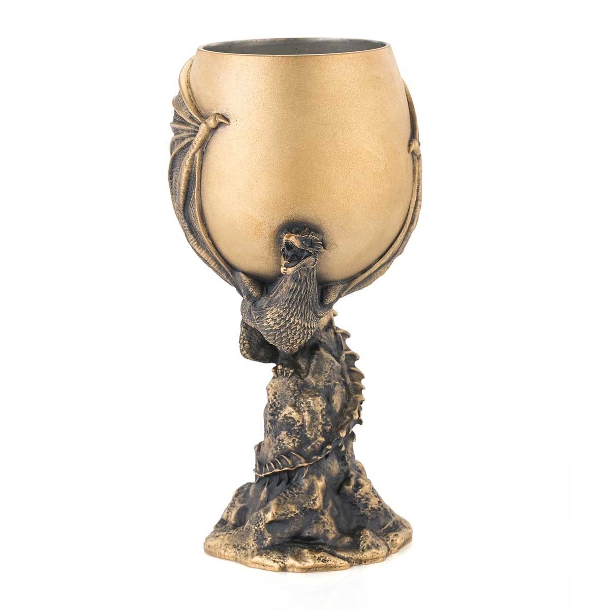 Gambar Royal Selangor Game of Thrones Collection Pewter Limited Edition Gilt Drogon Goblet Gift