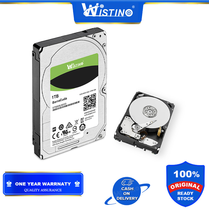Wistino 1TB 2TB 3TB 4TB Surveillance Internal Hard Drive Disk 3.5" 64M Cache SATA III 6Gb/s 2T 2000GB HDD HD Harddisk for CCTV DVR NVR ราคา 3,262 บาท*ส่งฟรี