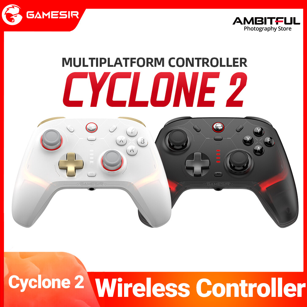 Gamesir Cyclone 2 Wireless Controller with Hall effect Controller for PC Steam Nintendo Switch ios Andrioid Optional base ราคา 1,596 บาท*ส่งฟรี