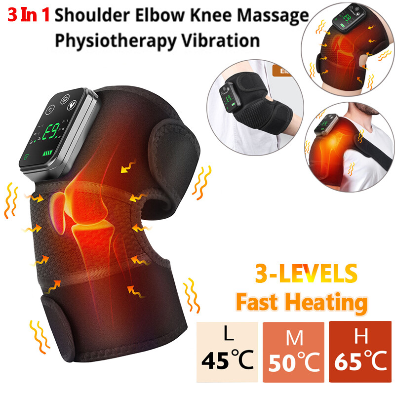  Pastsky Không Dây Nước Nóng Đầu Gối Massager Điện Massage Đầu Gối Miếng Đệm bảo vệ đầu gối Điện Chân Khớp Cho Đau Relief 3-Trong-1 Massage Đầu Gối Khuỷu Tay Vai Rung 3-Cấp trị liệu bằng nhiệt thắt lưng có thể điều chỉnh 