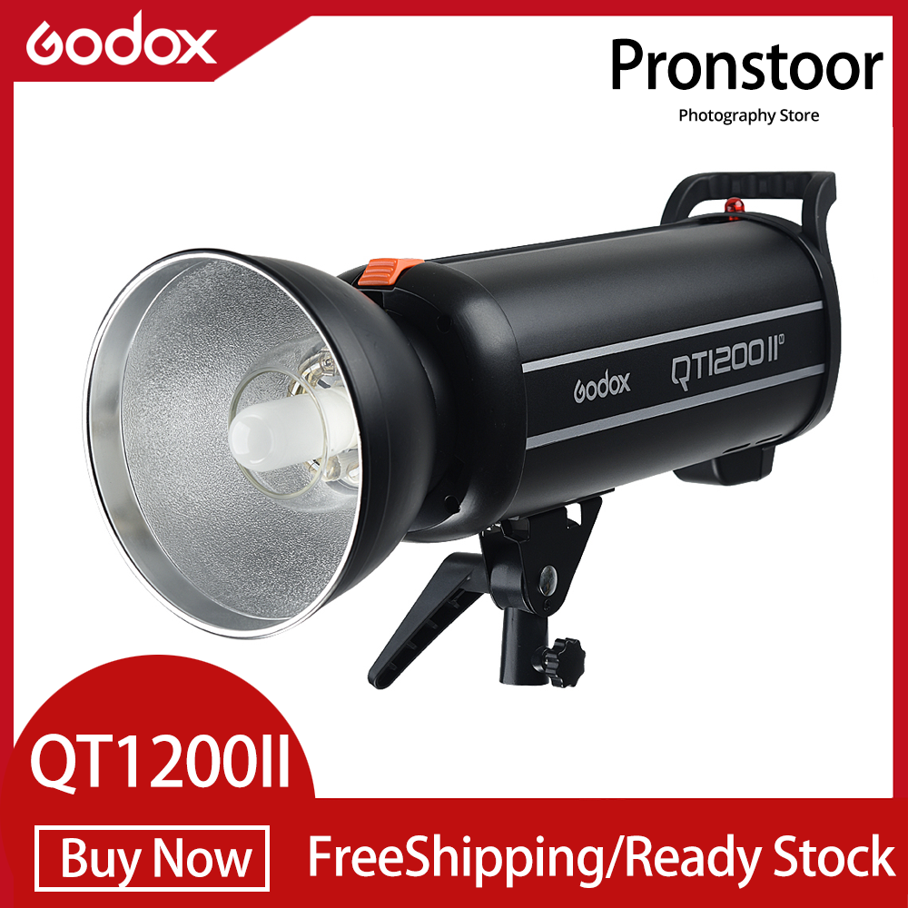 Godox QT1200II 1200W 1/8000s High Speed Sync Flash Strobe Light with Built in 2.4G Wireless System Recycle time in 0.05-0.9 ราคา 26,573 บาท*ส่งฟรี