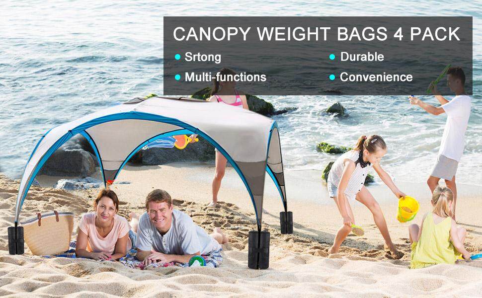 Canopy weight bags