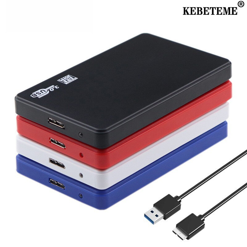 KEBETEME USB3.0 Laptop Portable Hard Disk Case 2.5-inch 5 Gbps SSD HDD for Computer Accessorie ราคา 88 บาท*ส่งฟรี