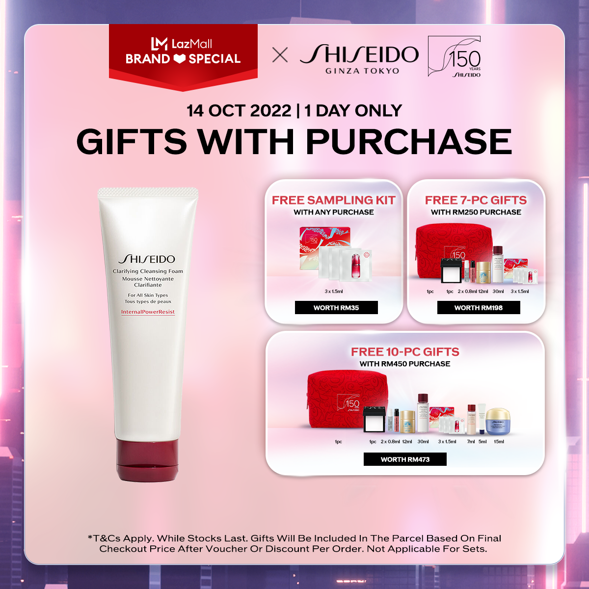 Gambar Shiseido Defense Preparation Clarifying Cleansing Foam 125ml