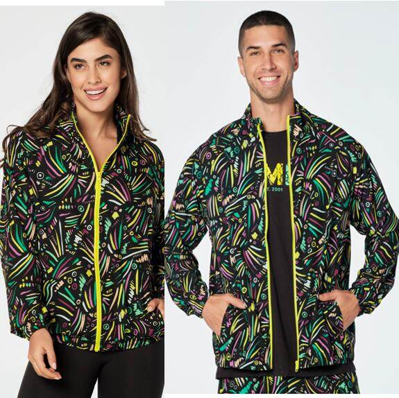 Allroundfitness Zumba Thank-You-For-Dancing-With-Me-Zip-Up-Jacket T2380