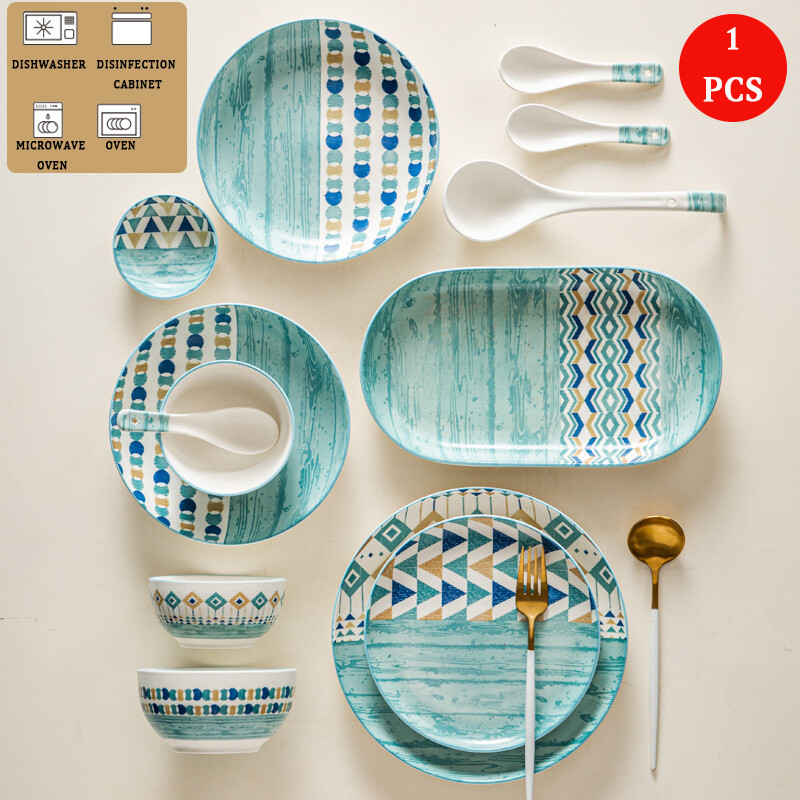 Gambar Ceramic Tableware Nordic Tableware Tableware Combination Ins Tableware
