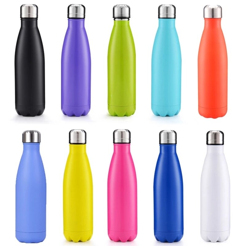 Gambar ?CW? 350 1000ml Water Bottle Insulated Cold Cup Leak proof PortableDrink Bottle for Water Stainless SteelFlask Gift