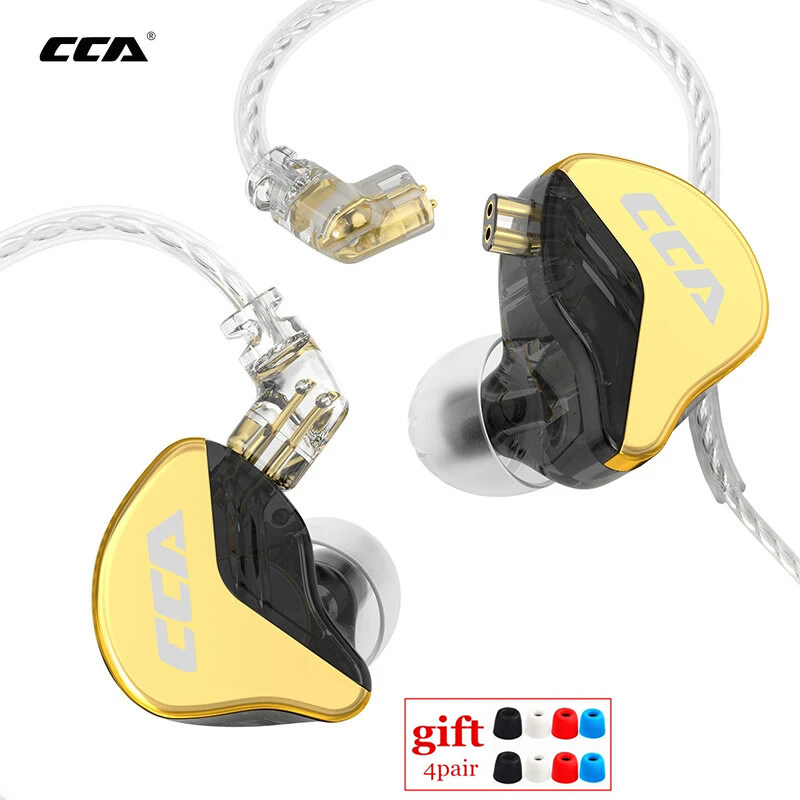 CCA CRA+ Sport Headset Monitor Headphone Mp3 Music Wired Earphone Noise