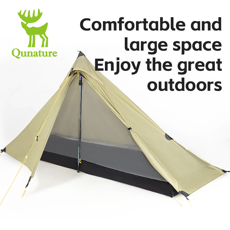 Qunature Camping Ultra Light Tent Thickened Professional Waterproof Quick Release Breathable Silicone Coating Tent Camping Equipment ราคา 3,514 บาท*ส่งฟรี