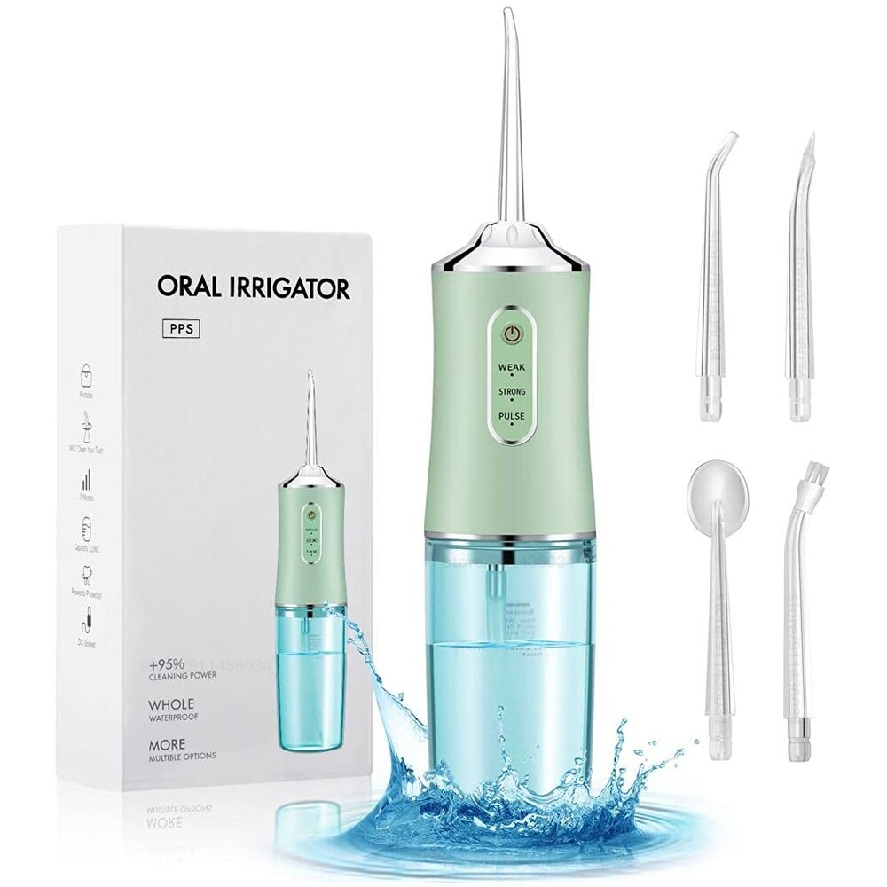 Gambar ?Ready? Oral Irrigator DentaljetCleaner 1400rpm 3 Modes Teeth Cleaner Toothbrush Oral Hygiene Cleaning Machine