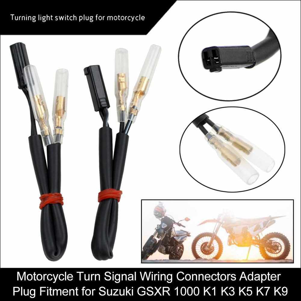 Motorcycle Turn Signal Wiring Connectors Adapter Plug Fitment for ...