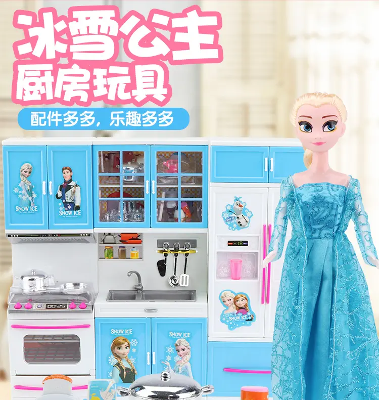 barbie doll cooking real food