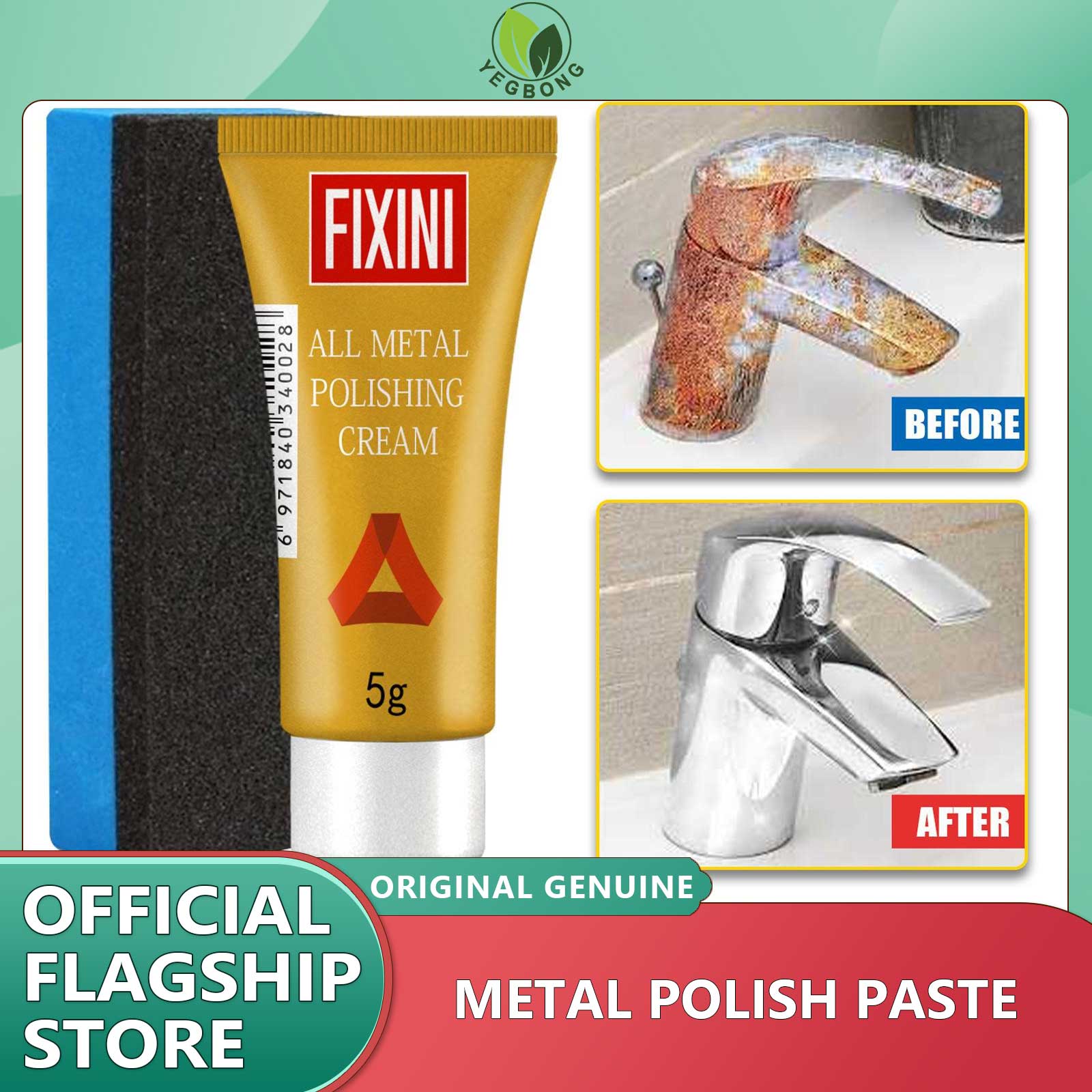 [Jue-Fish All Metal Polish Cream Rust Remover Steel Ceramic Watch Polishing Cream All-Purpose Cleaner Metal Polishing Paste Metal Caring Metal Polishing Paste All Metal Polish Cream Cleaning Polishing Paste With Brush Rust Remover For Iron Chrome,Yegbong ราคา 94 บาท*ส่งฟรี