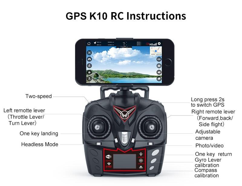k10 gps drone