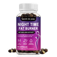 Night Time Slimming Fat Burning Capsules Support Weight Loss Powerful Fat Burner Appetite Suppression Health Slimming Supplement for Men and Women