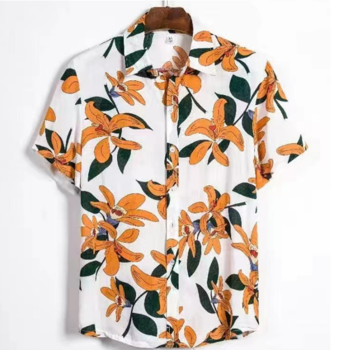 Beach Style T-shirt Hawaii Beach T-shirt For Men Vacation Style Comfortable And Fashionable Color Shirt
