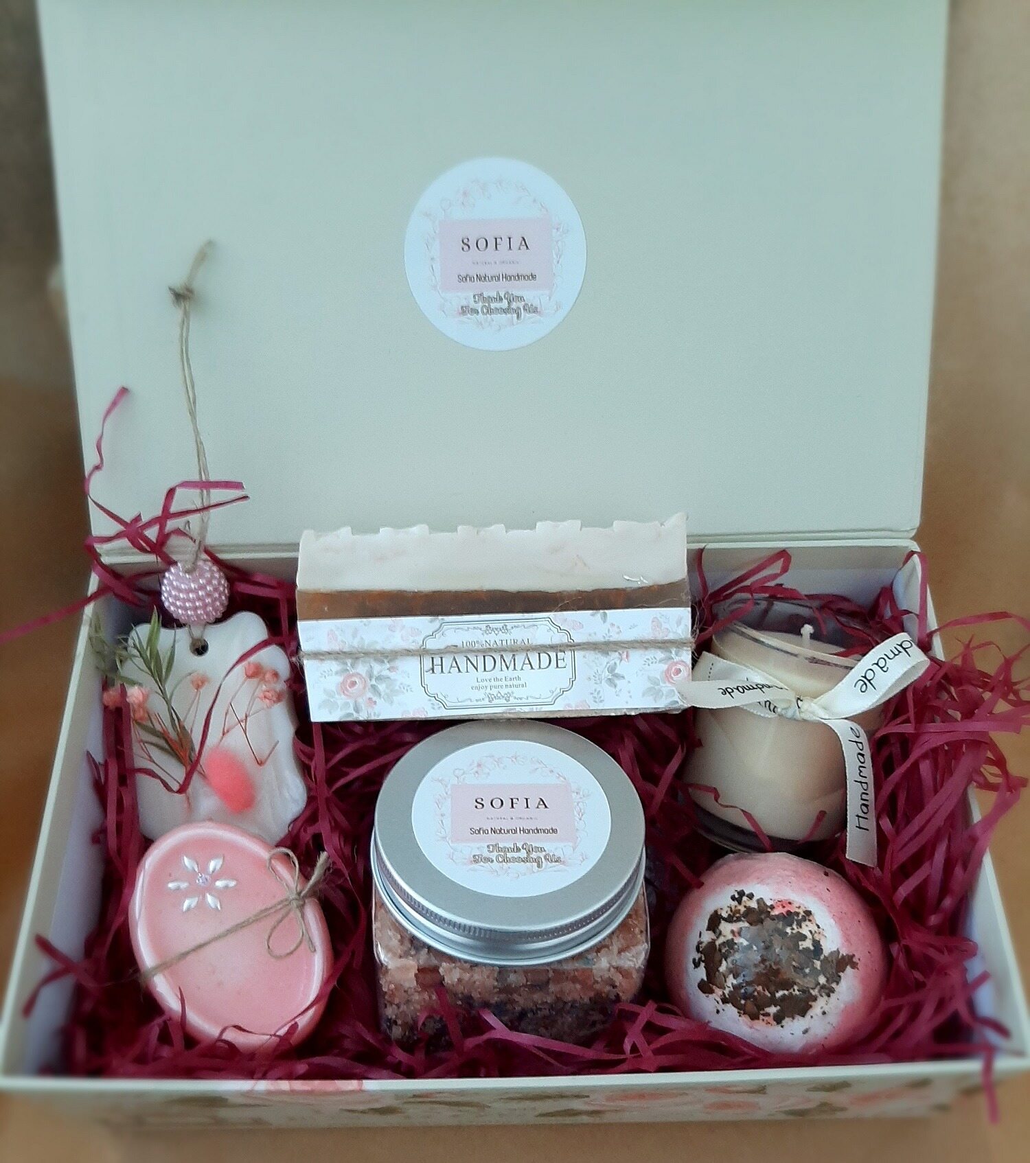 Gambar Best Gift Set Special Handmade Soap Bar  Body   Bath Salts   Soap Gift Set   Set Hadiah Sabun Organic Products  Loofah  Bath Bomb