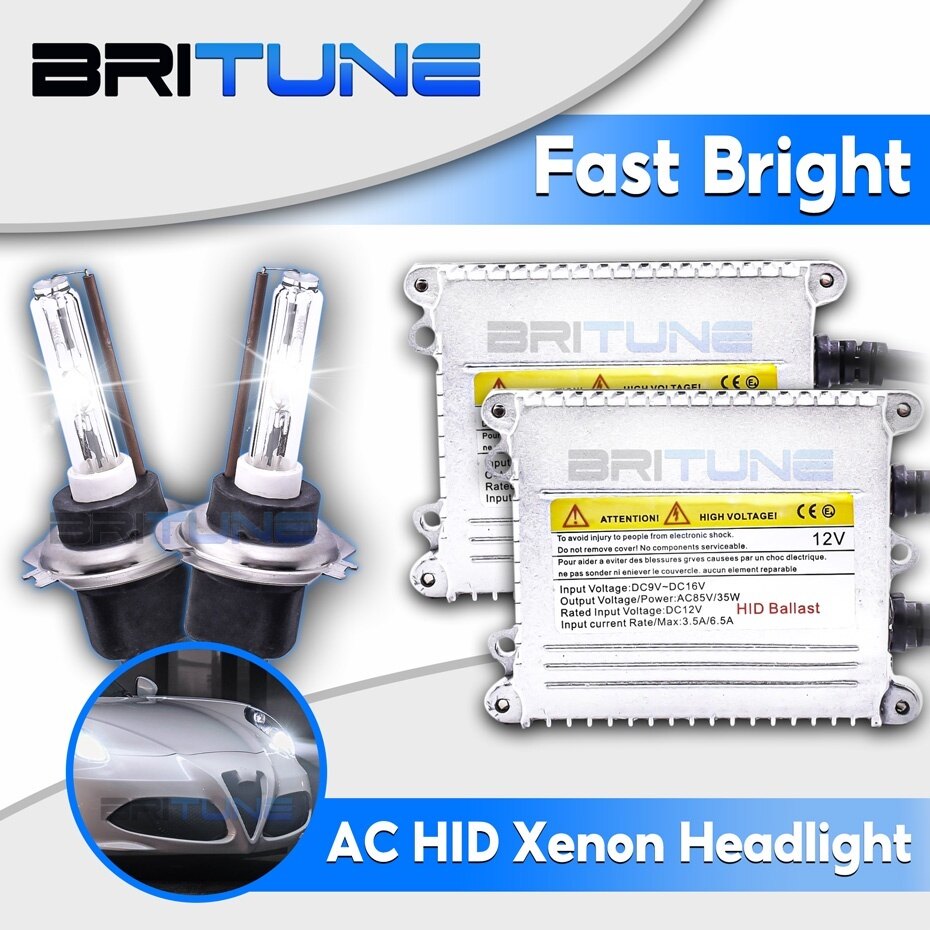 Bộ chuyển đổi hid xenon h7 bộ phận đánh lửa lò phản ứng cho thấu kính đèn pha bóng đèn chấn lưu ac 12v 35w h1 h3 hb3 9005 9006 h11 6000k
