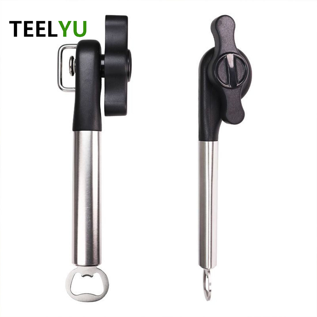 Đồ khui hộp thép không gỉ Đồ Khui Hộp chuyên nghiệp dụng cụ nhà bếp an toàn dụng cụ mở hộp bằng tay Đồ khui hộp có thể nắp