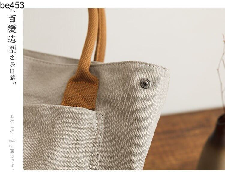 2021 new canvas bag working wear Japanese and Korean tote bag women's fashion cloth handbag fabric bag small cloth bag