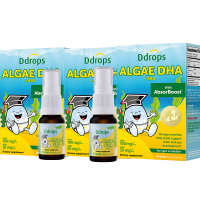 Ddrops Seaweed Oil DHA | For Kids children baby| Brain & Eye Health Support | Allergy-Friendly | 10.6ml