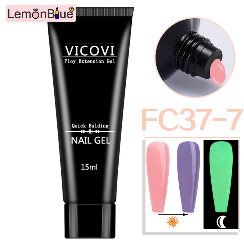 Gambar LemonBlue Poly Nail Gel Extension Nail Gel Easy Use Gel Nail Enhancement For DIY Nail Art French Manicure Enhancement Gel Builder Nail Gel For Women Girls