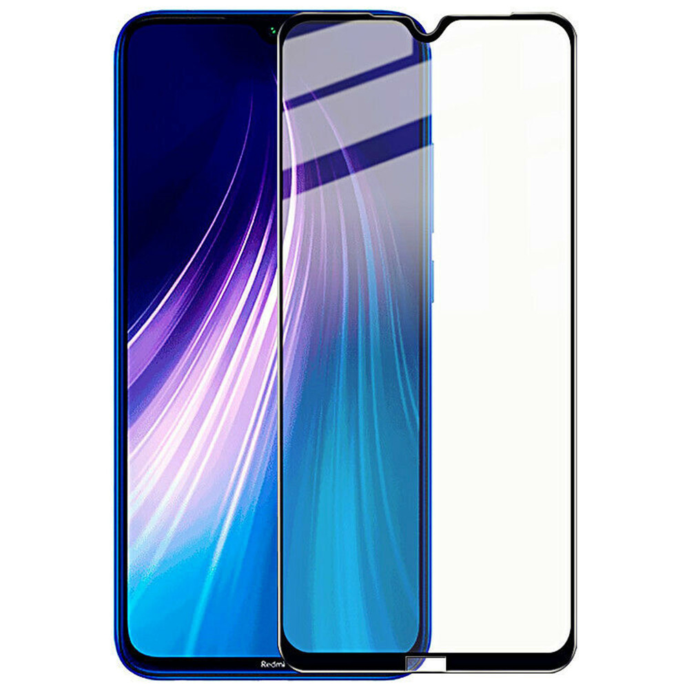 Tempered Glass Film for Xiaomi Redmi Note 8 2PCS- Black