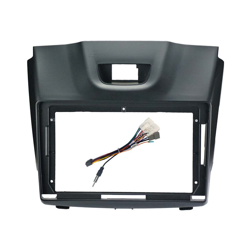 Honxun 2din stereo panel fit for Isuzu DMax MU-X Colorado S10 Chevrolet Trailblazer 9 inch head unit cover fascia radio frame ราคา 228 บาท*ส่งฟรี