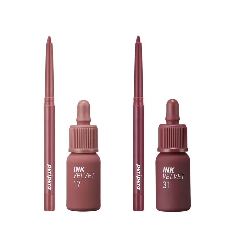 Gambar PERIPERA Ink Velvet + Lip Liner Set [2 Colors to Choose]
