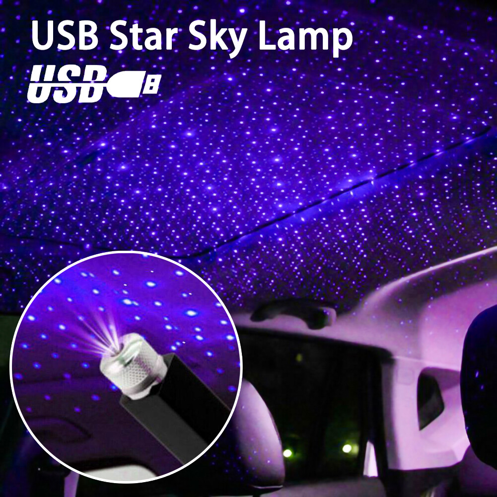 Usb Car Roof Atmosphere Star Sky Lamp Ambient Star Light Led