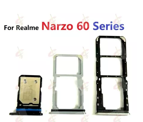 Sim tray for Realme Narzo 60 Pro 60X sim slot holder