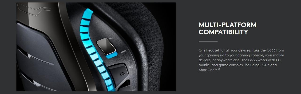 Logitech G633s RGB LIGHTSYNC Wired Gaming Headset 7.1 Surround Sound with Mic 18 26deaab4c693536669e37907dbc464ea