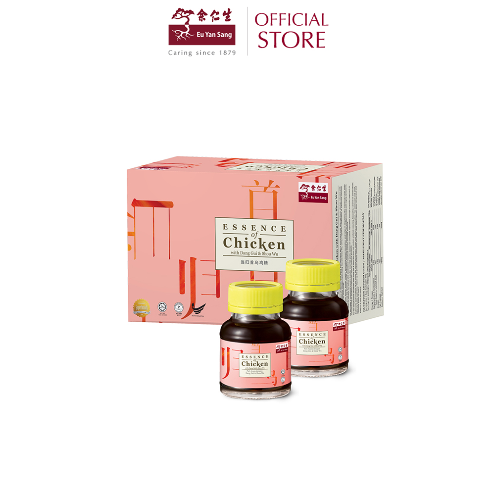 余仁生 鶏精 ピュアチキンエッセンス 60ml×4袋 Eu Yan Sang Eu Yan Sang Pure Chicken Essence 余仁生滴雞精(8 Packs x 60ml