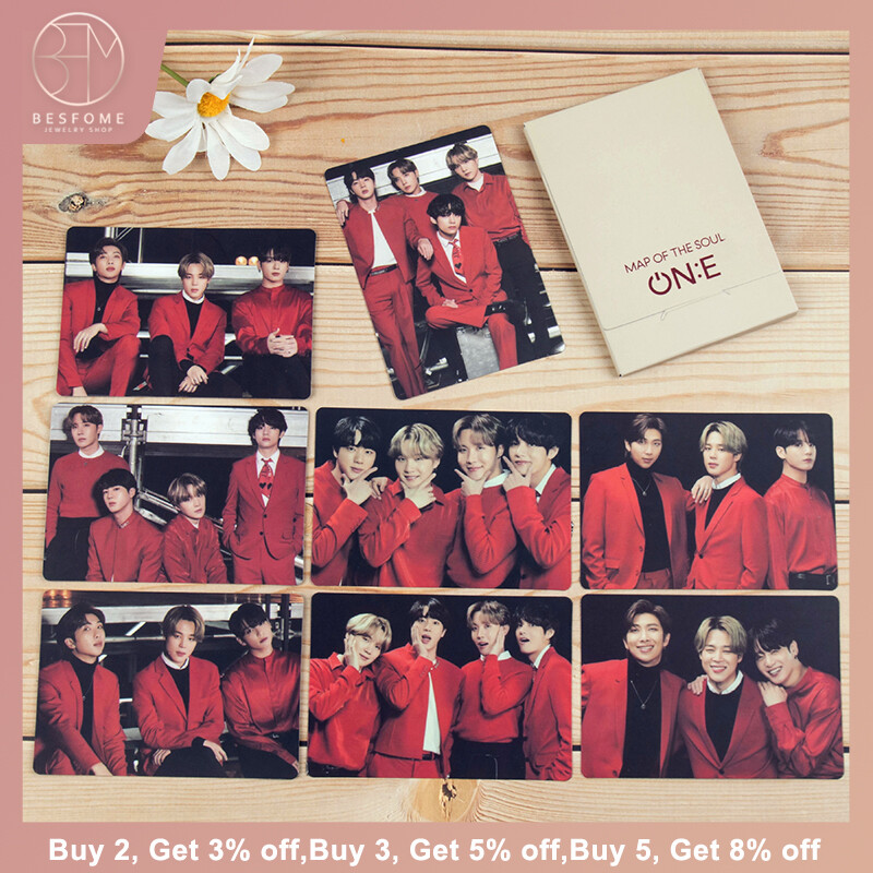 BESFOME Bộ Thẻ Lomo Album Kpop BTS ONE Phong Cách Mới, Bộ Thẻ Tập Thể Thẻ Ảnh Bangtan Boys