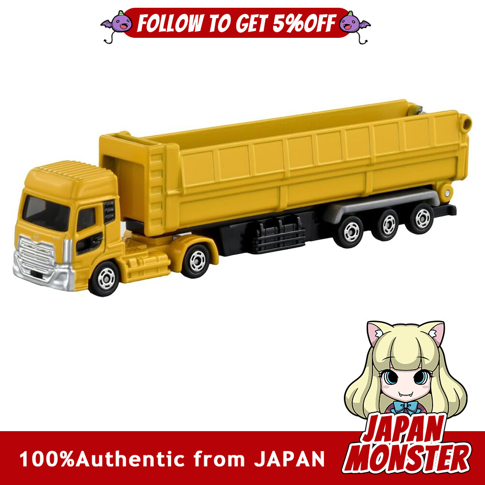 Takara Tomy Tomica No.147 UD Trucks Quon Trailer Dump Tomica Long Type Minicar Toy Japan