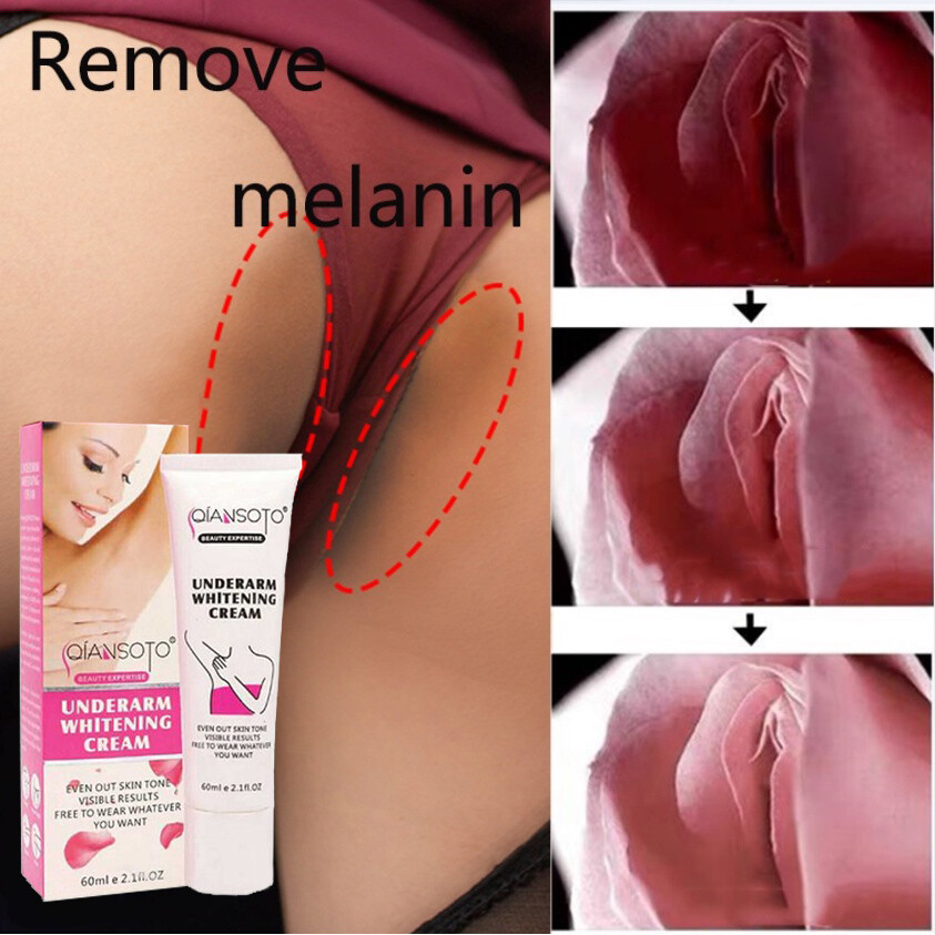 Gambar underarm whitening cream original Fast whitening in 3 days women private part whitening Dark spot remover Melanin for Every Part Underarm Body Legs Knees Private Parts Brighten skin colour ???? whitening