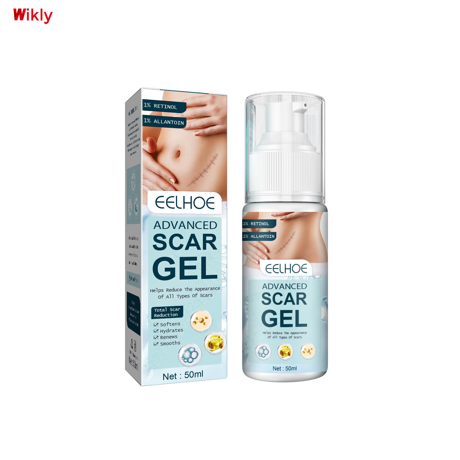 Gambar Wikly eelhoe Scars Gel Surgical Scars Skin Hyperplasia Scald Nursing Touch Marks Smooth Repair Scars