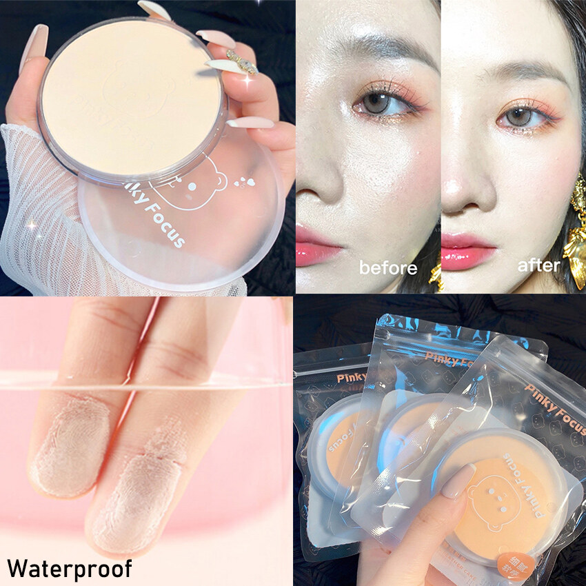 Phấn nền trang điểm lâu trôi che phủ toàn bộ phấn nền phấn nền tự nhiên ép mịn thoáng khí phấn nền khoáng