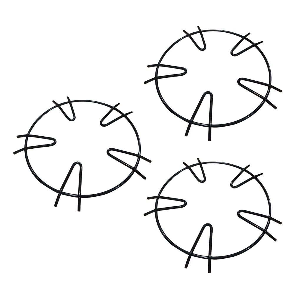 Gambar 3pcs Stove Racks Gas Stove Pot Rack Wok Stand Wok Support Stand Cooktop Trivet Wok Rack for Gas Stove