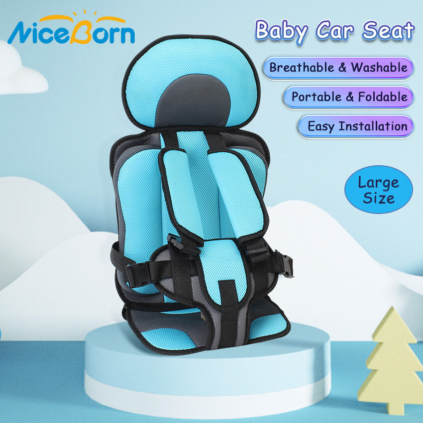 Niceborn Ghế ngồi trong ô tô cho em bé trẻ em tiện lợi xe an toàn Ghế em bé ghế xe hơi trẻ sơ sinh ghế an toàn trẻ em ghế xe hơi S phiên bản cập nhật xốp dày Ghế ngồi xe hơi trẻ em