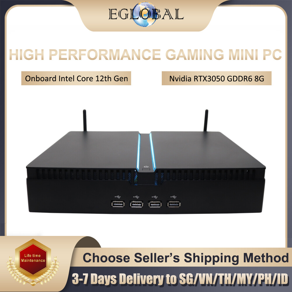 Eglobal Game Desktop Computer PC RTX 3050 8G CPU 12th generation i5/i7/i9 For gaming Max 64G RAM 1TB SSD Business/ Office/ Online Class/ Game 3 Years Local Warranty ราคา 46,055 บาท*ส่งฟรี