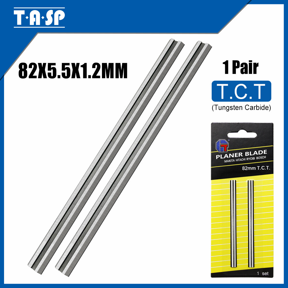Tasp 82 Mm TCT Máy Bào Lưỡi Dự Phòng Đảo Chiều Gỗ Máy Bào Carbide Kích Thước 82X5.5X1.2 Mm Gỗ Máy Móc các Bộ Phận