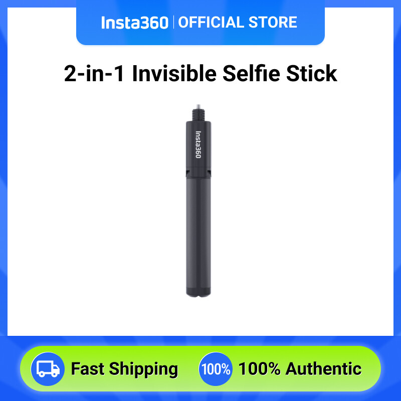 Insta360 2-in-1 Invisible Selfie Stick + Tripod for Insta360 Ace/Ace Pro, X3, ONE RS, ONE X2, ONE R, GO2