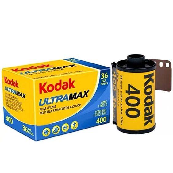 Kodak UltraMax Phim Âm Bản Màu 400 (PHIM CuộN 35Mm, 36 Lần Phơi Sáng, Exp.2024) Cho Máy Ảnh Kodak M35 M38 Vibe 501F