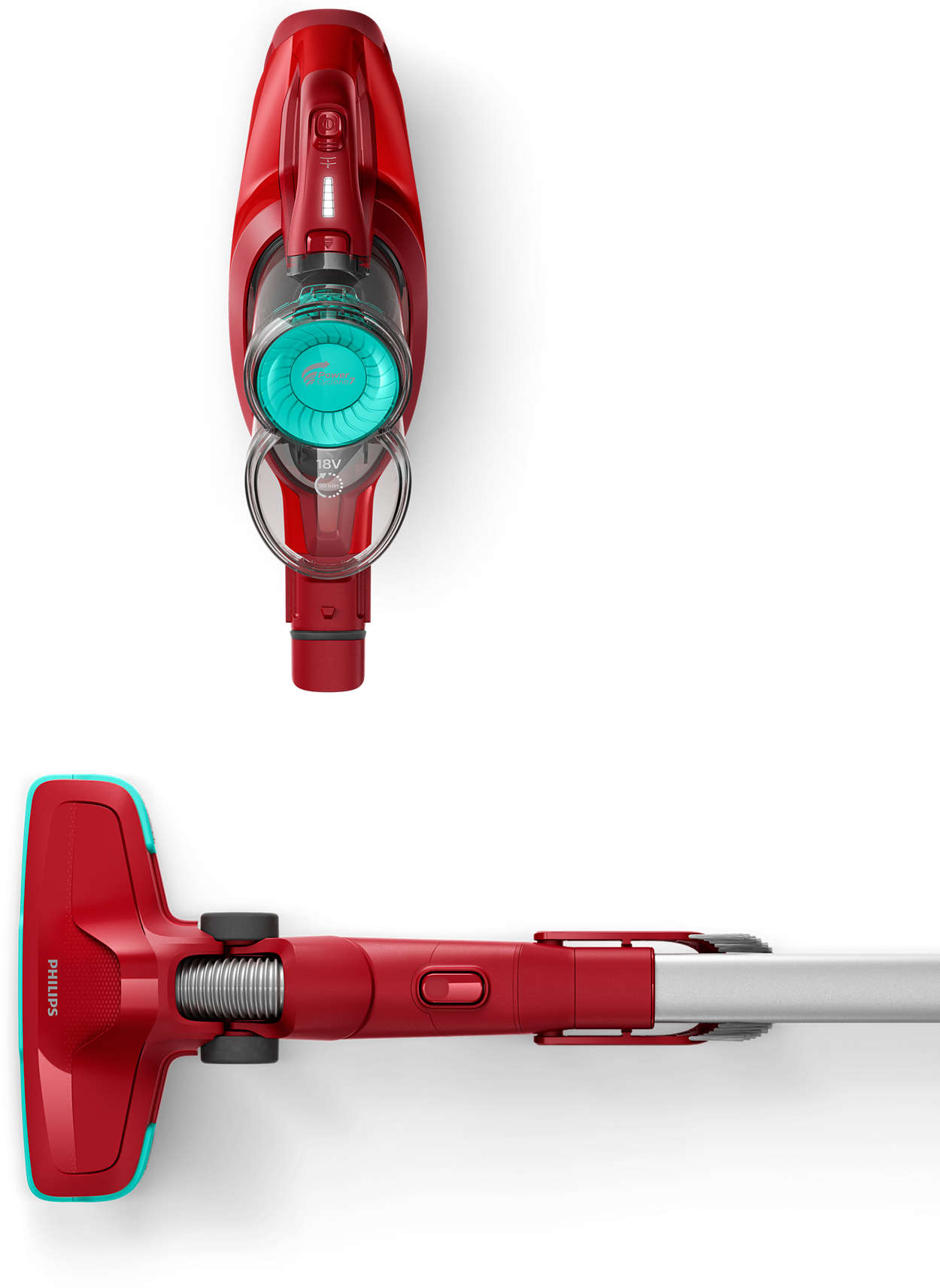 Philips SpeedPro Cordless Stick Vacuum Cleaner FC6721 / FC6721/01